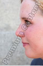 Nose Woman White Piercing Casual Average